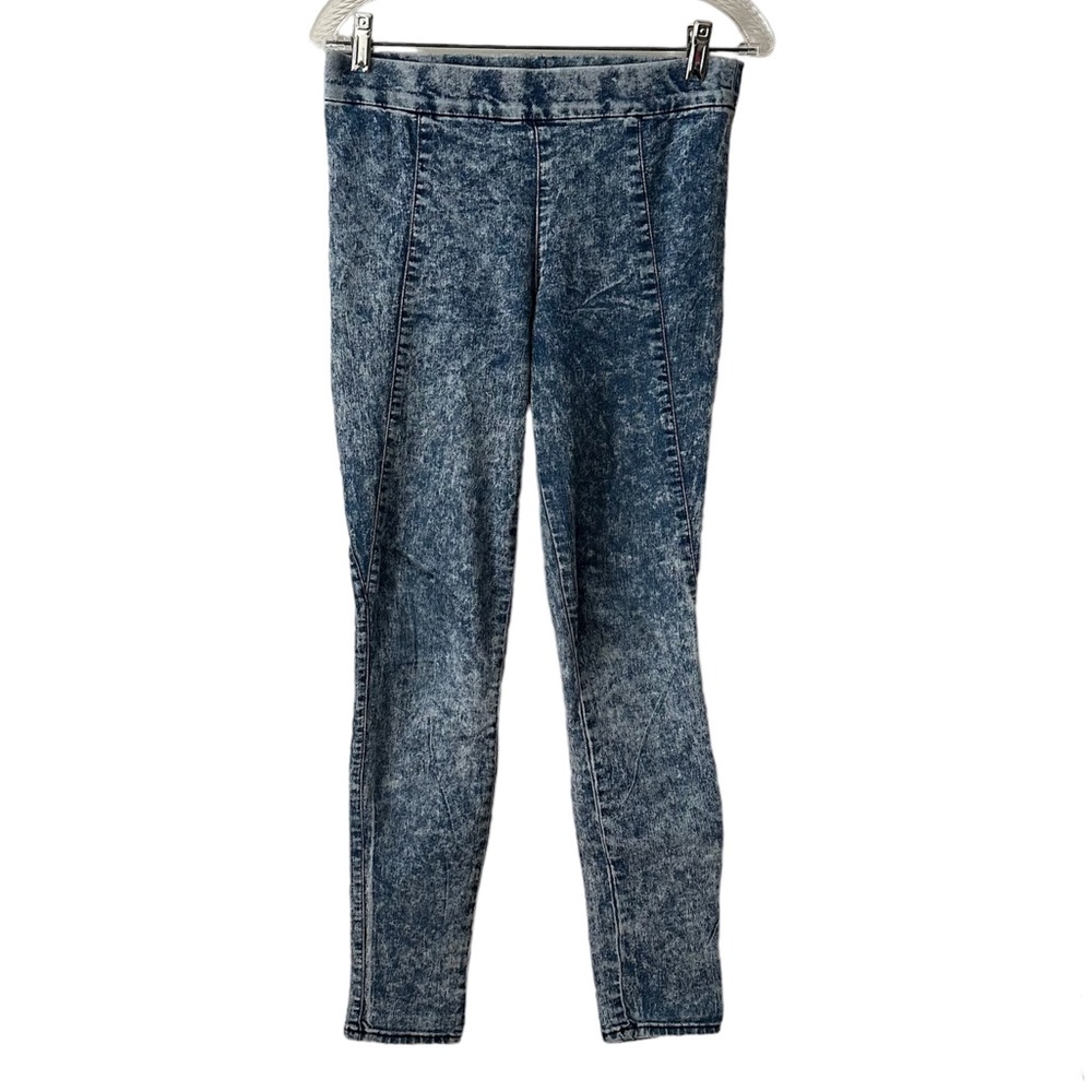 Silence + Noise Womens Acid Wash Denim Jean Small